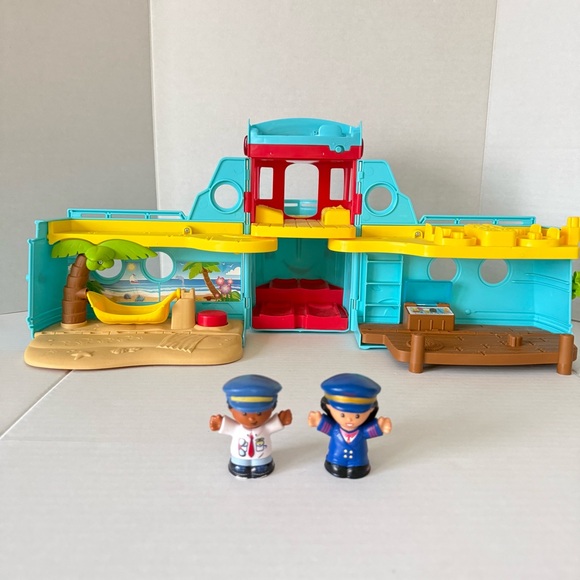 Fisher Price Little People Travel Together Friend Ship Boat Cruise Light & Sound - Picture 16 of 16